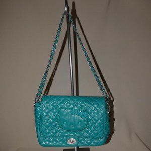 Hello Kitty chain quilted purse